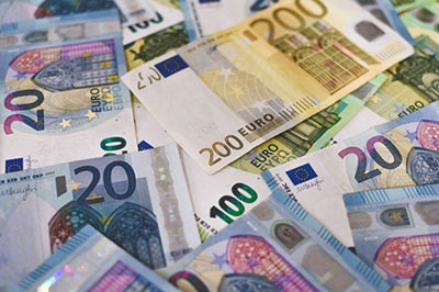 Bauzinsen sparen - Euro