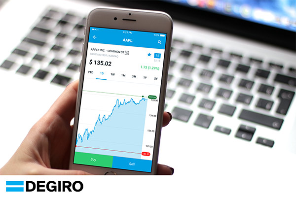 DEGIRO App Handelsplattform Smartphone