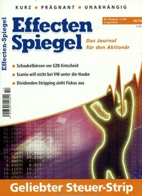 Effecten Spiegel - Finanzzeitschrift Cover