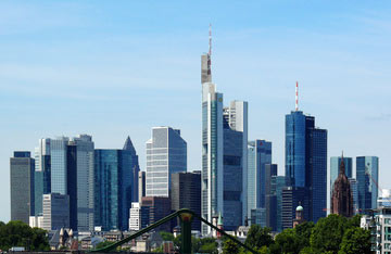 Filialbanken, Skyline Frankfurt am Main.