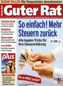 Guter Rat - Finanzzeitschrift Cover